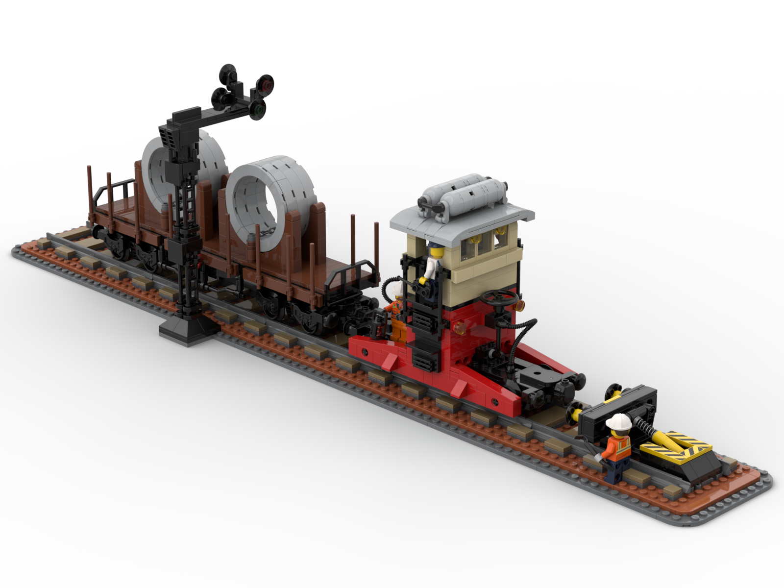 Diorama ferroviario LEGO L914 Sogliola progettato da ALEGO73